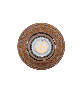 Mal‚ Recessed Adjustable Spot Light Antique Brass-1
