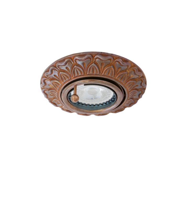 Mal‚ Recessed Adjustable Spot Light Antique Brass-5