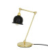 Nico Table Lamp Polished Brass Matt Black Shade