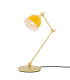 Nico Table Lamp Polished Brass Yellow Shade