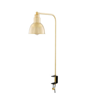 Baku Clamp Table Lamp Polished Brass-1