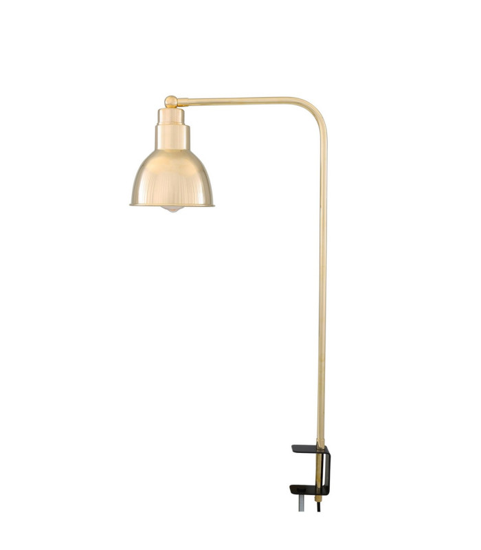 Baku Clamp Table Lamp Polished Brass-3