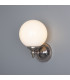 Cloghan Globe Wall Light Antique Silver-1
