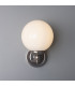 Cloghan Globe Wall Light Antique Silver-2