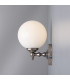 Cloghan Globe Wall Light Antique Silver-3