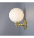 Cloghan Globe Wall Light Polished Brass-3