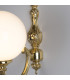 Ben Single Arm Globe Wall Light Polished Brass-5