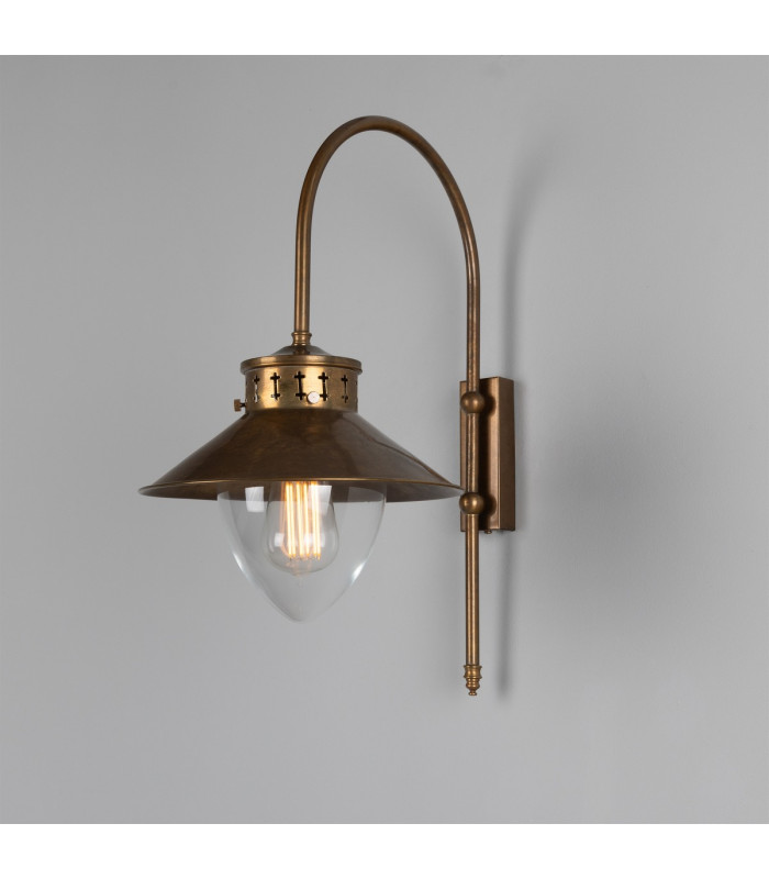 Boyd 1 Arm Wall Light Antique Brass-1