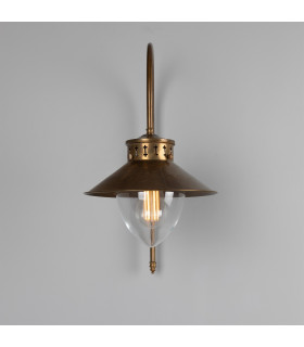 Boyd 1 Arm Wall Light Antique Brass-2