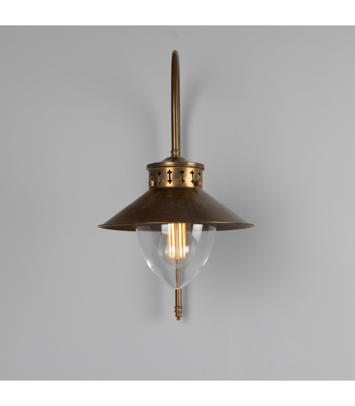 Boyd 1 Arm Wall Light Antique Brass-2