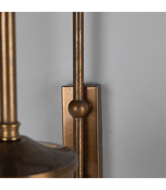 Boyd 1 Arm Wall Light Antique Brass-4