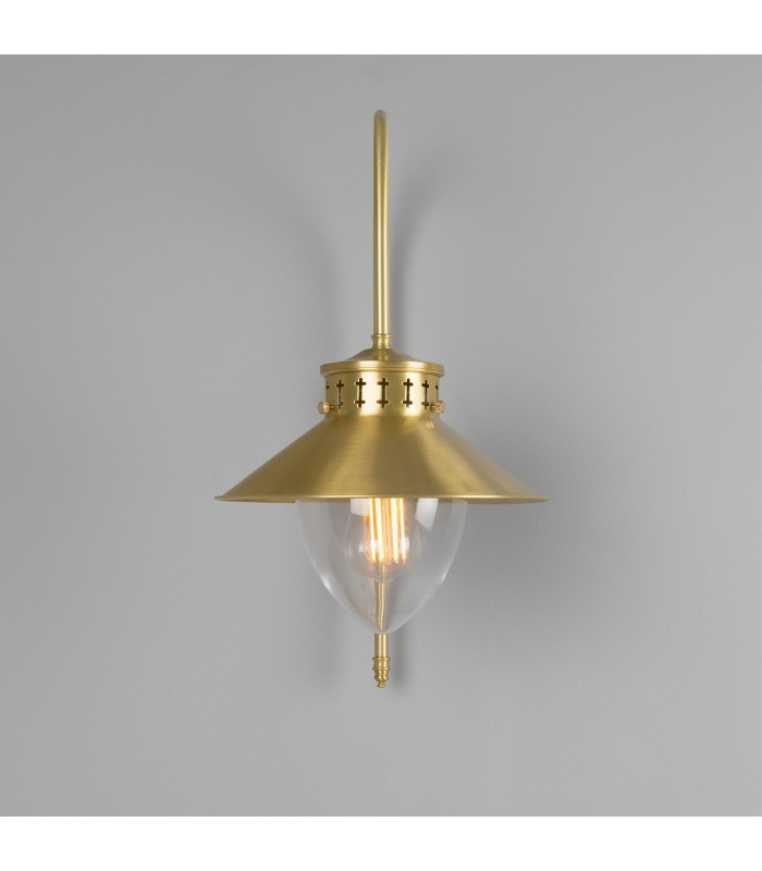 Boyd 1 Arm Wall Light Satin Brass-2