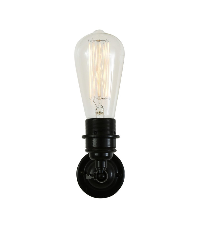 Lome Vintage Industrial Wall Light Black-2