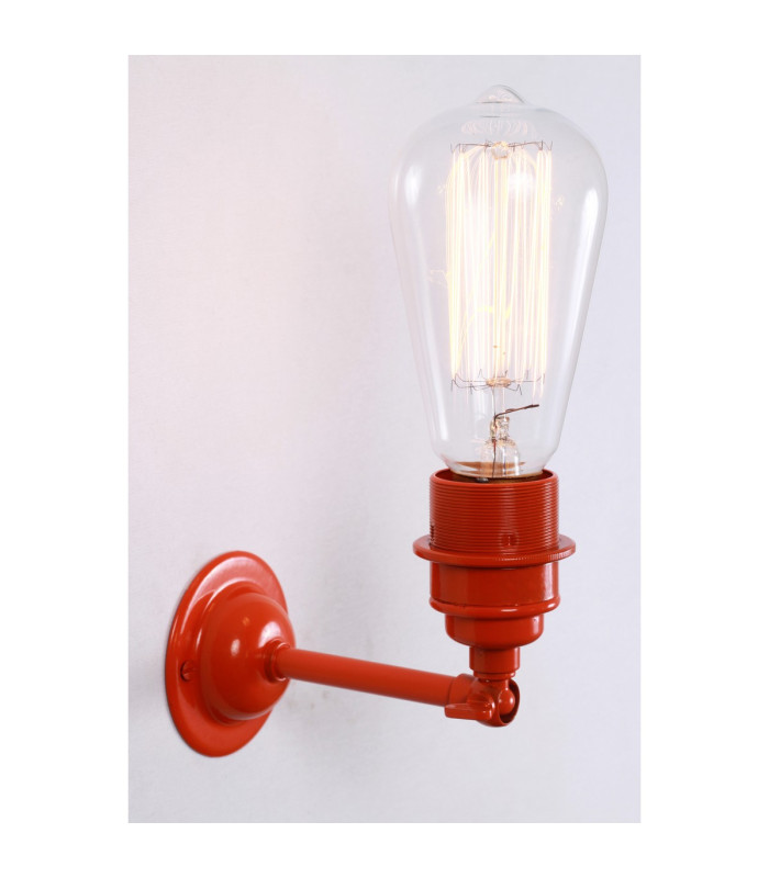 Lome Vintage Industrial Wall Light Orange