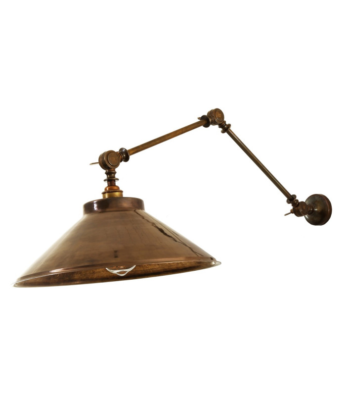 Rio Adjustable Wall Light Antique Brass-1