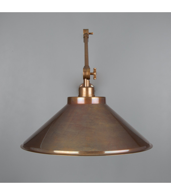 Rio Adjustable Wall Light Antique Brass-4