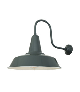 Hex Factory Industrial Wall Light Grey