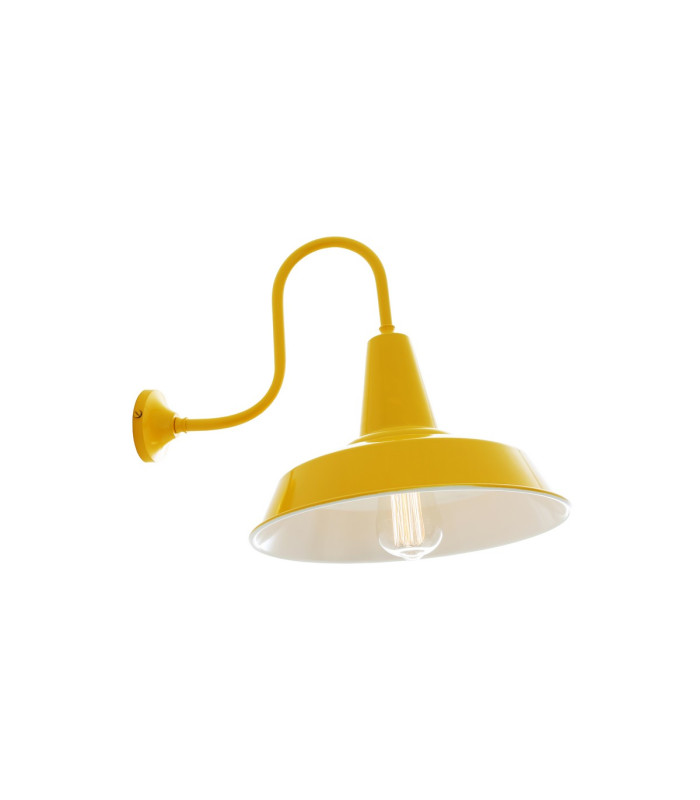 Hex Factory Industrial Wall Light Yellow-1