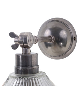 Hale Railway Wall Light Antique Silver-5