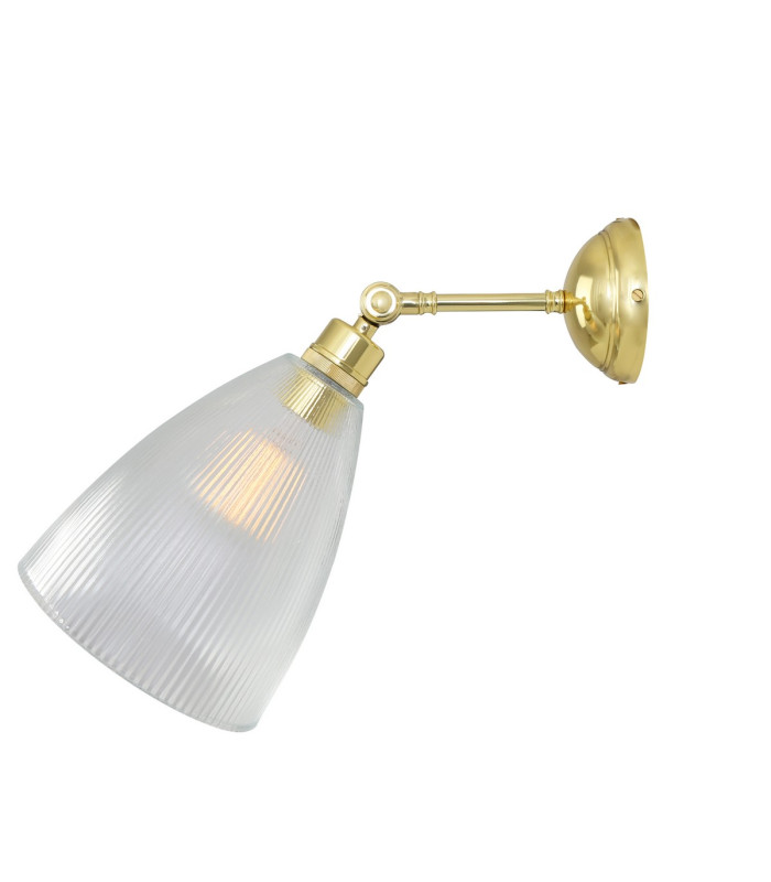 Hale Railway Wall Light Polished Brass-3