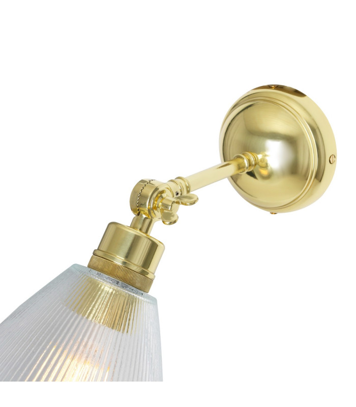 Hale Railway Wall Light Polished Brass-4