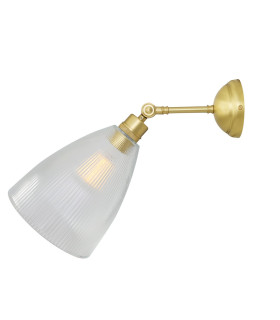 Hale Railway Wall Light Satin Brass-1