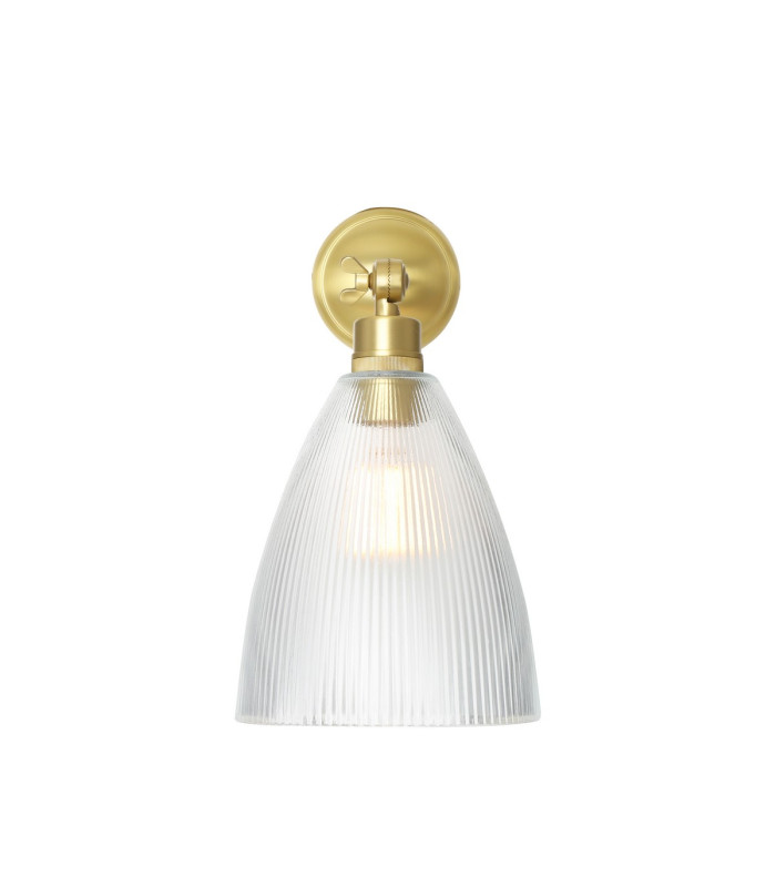 Hale Railway Wall Light Satin Brass-2