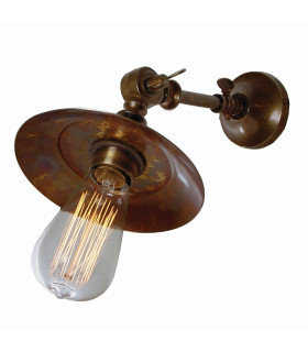 Porter Wall Light Antique Brass
