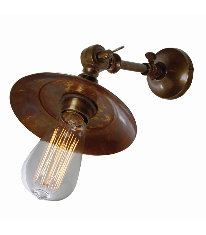 Porter Wall Light Antique Brass