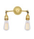 Arrigo Wall Light Satin Brass