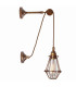 Apoch Wall Light Antique Brass Bronze Cage-2