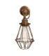 Edom Wall Light Antique Brass Bronze Cage-1