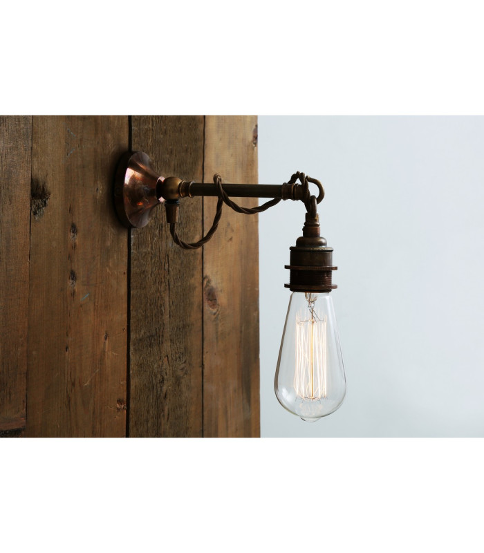 Rehau Wall Light Antique Brass-1