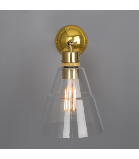 Straff Wall Light Polished Brass-2
