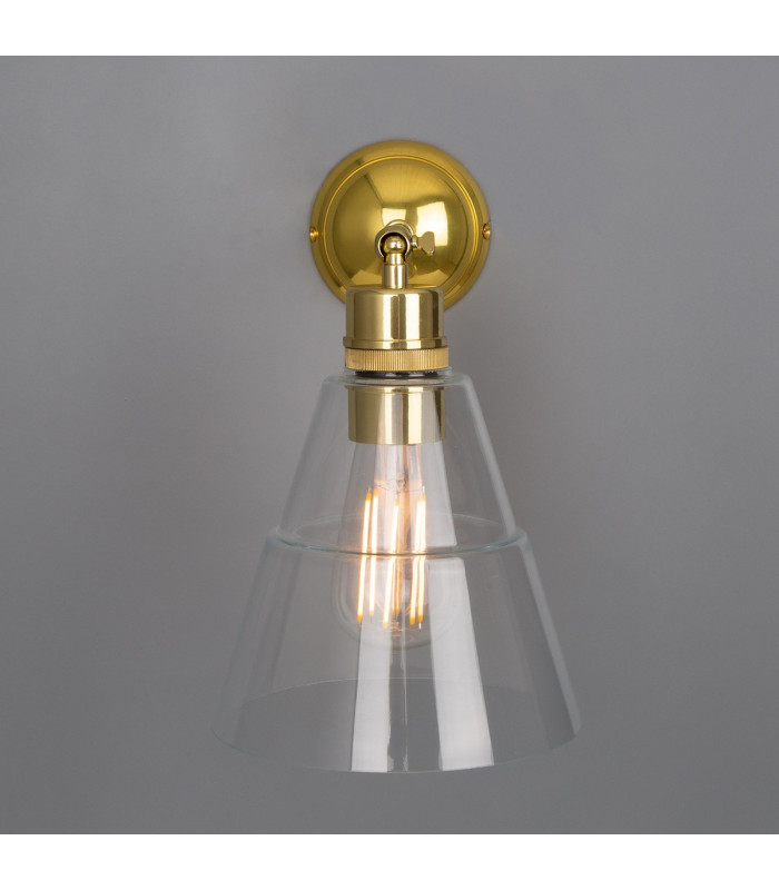 Straff Wall Light Polished Brass-2