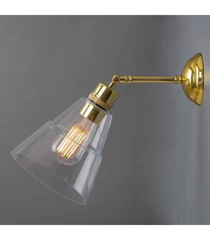Straff Wall Light Polished Brass-4