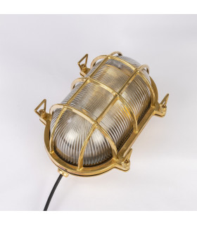 Ross Outdoor Wall Light Raw Brass IP54-2