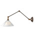 Rebell Adjustable Arm Wall Light Antique Brass-4