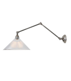 Rebell Adjustable Arm Wall Light Antique Silver-2