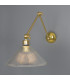 Rebell Adjustable Arm Wall Light Polished Brass-1