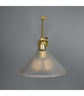 Rebell Adjustable Arm Wall Light Polished Brass-2