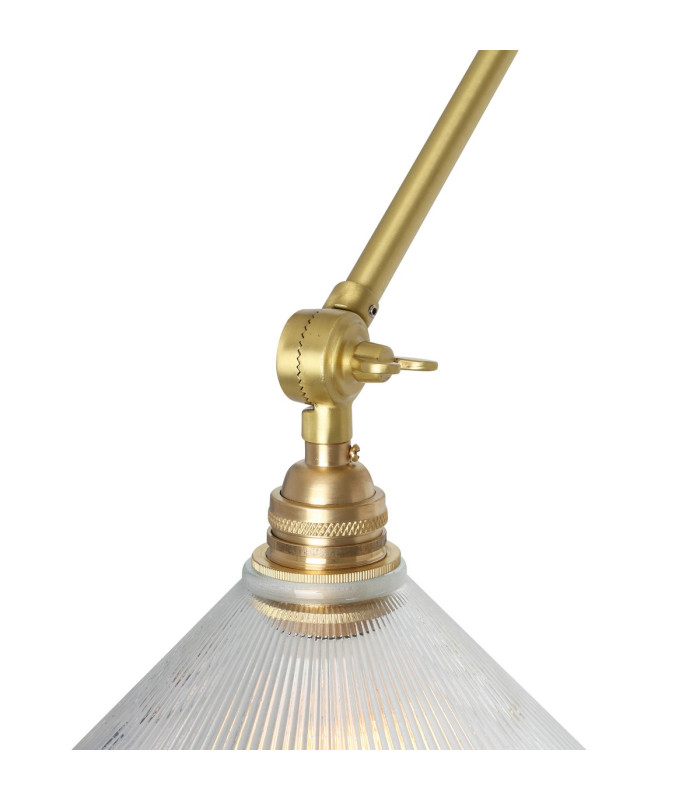 Rebell Adjustable Arm Wall Light Satin Brass-2