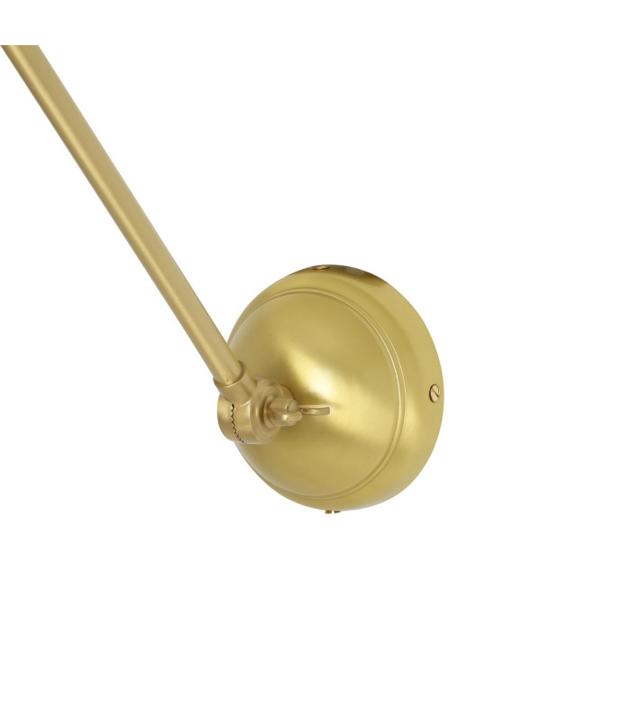 Rebell Adjustable Arm Wall Light Satin Brass-3