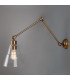 Lyx Adjustable Poster Light Antique Brass-3