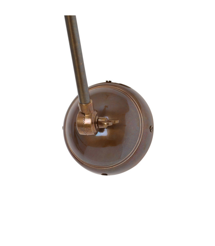 Lyx Adjustable Poster Light Antique Brass-5