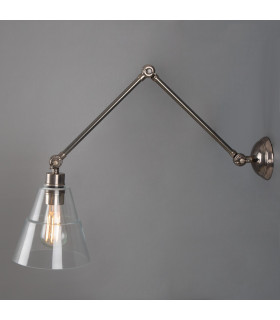 Lyx Adjustable Poster Light Antique Silver-2