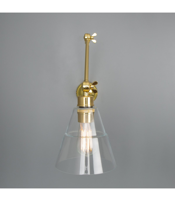 Lyx Adjustable Poster Light Polished Brass-3