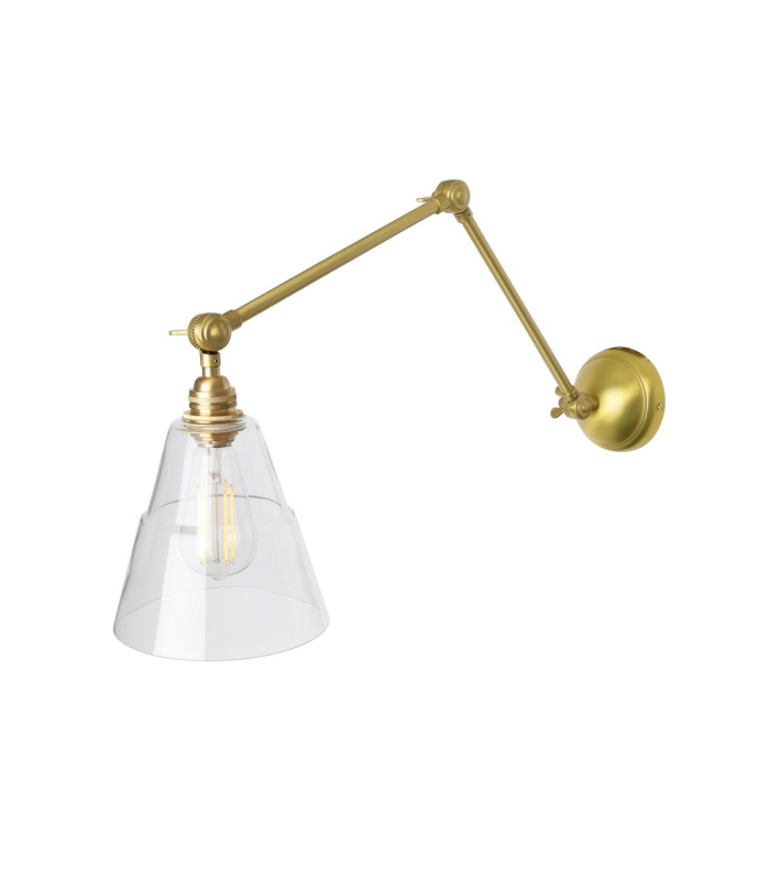 Lyx Adjustable Poster Light Satin Brass-1