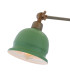 Nico Poster Light Antique Brass Sage Green Shade-4