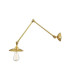 Reznor Adjustable Poster Light Polished Brass